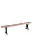 Besp-Oak Furniture Natural Acacia Bench- Cast Iron Base 2M