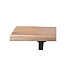 Besp-Oak Furniture Natural Acacia Bench- Cast Iron Base 2M