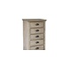 Besp-Oak Furniture Weathered Ash 6 Drawer Tallboy