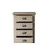 Besp-Oak Furniture Weathered Ash 6 Drawer Tallboy