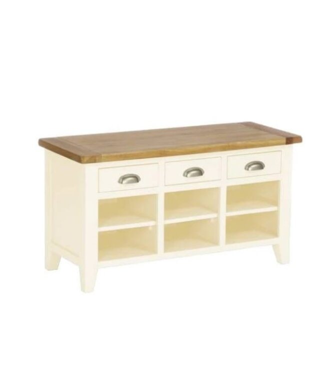 Besp-Oak Furniture Vancouver Expressions 3 Drawer Shoe Storage