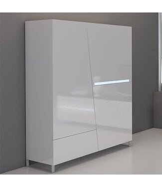 Lola Modern 2 Door 1 Drawer Cabinet