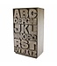 Wooden Alphabet Storage Unit