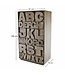 Wooden Alphabet Storage Unit