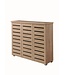 Timber Art Design Sonoma Oak 3 Door Shoe Cabinet