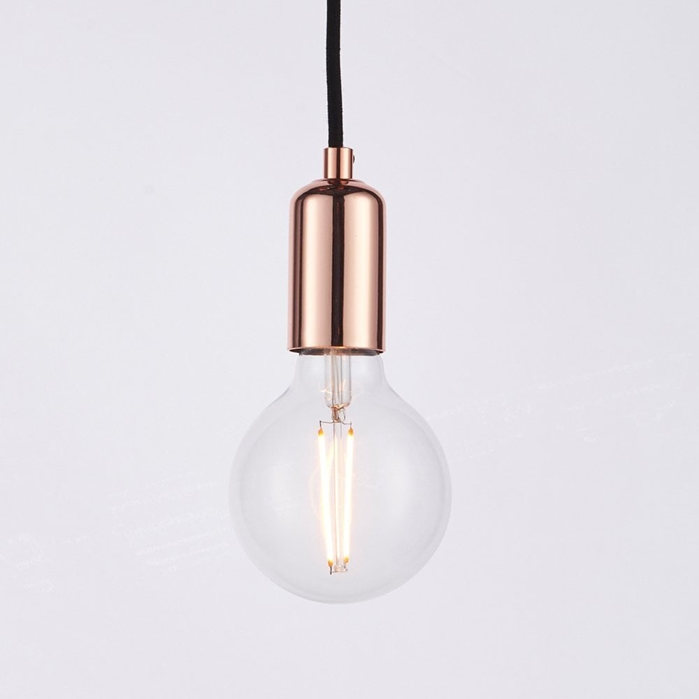 Endon Studio Pendant Light - Copper