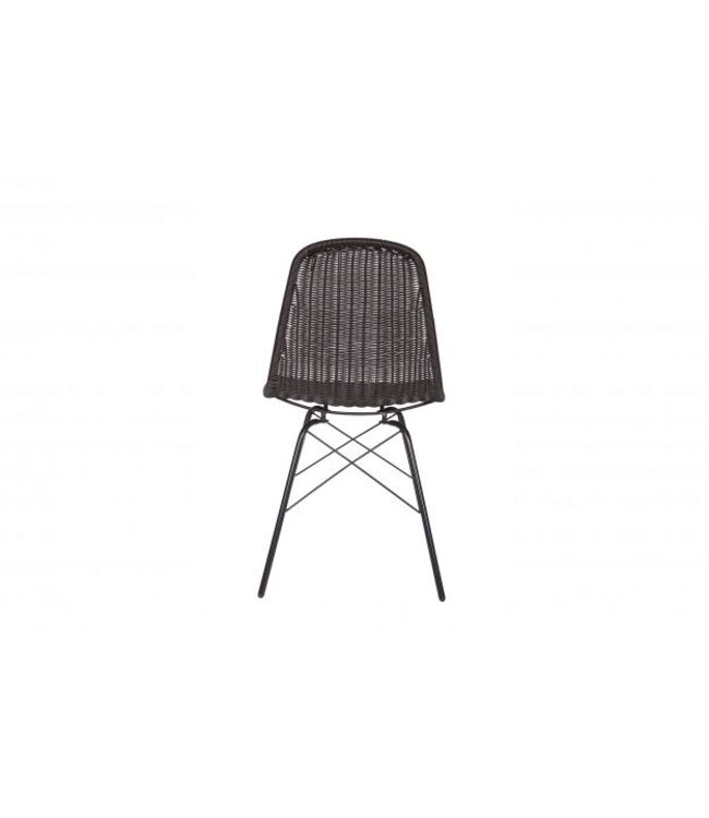 Spun Rattan Chair - Pair