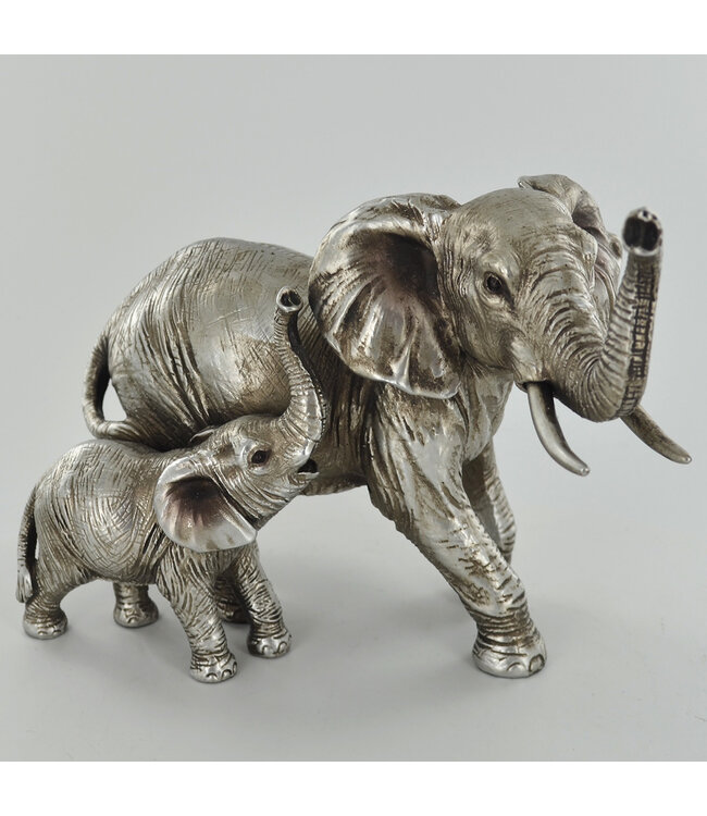 Fiesta Studios Mother & Baby Elephant Ornament