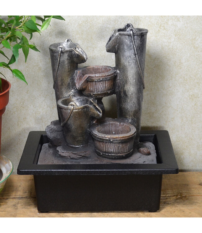 Fiesta Studios Indoor Fountain Bucket Cascade