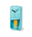 Blue  Metal Sardine Tin Pendulum Wall Clock