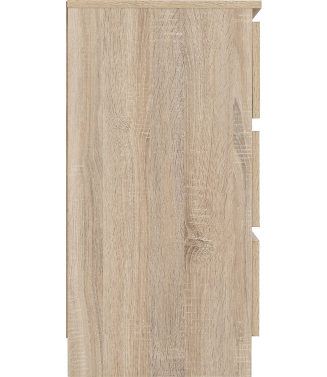 Seconique Malvern Sonoma Oak 6 Drawer Chest