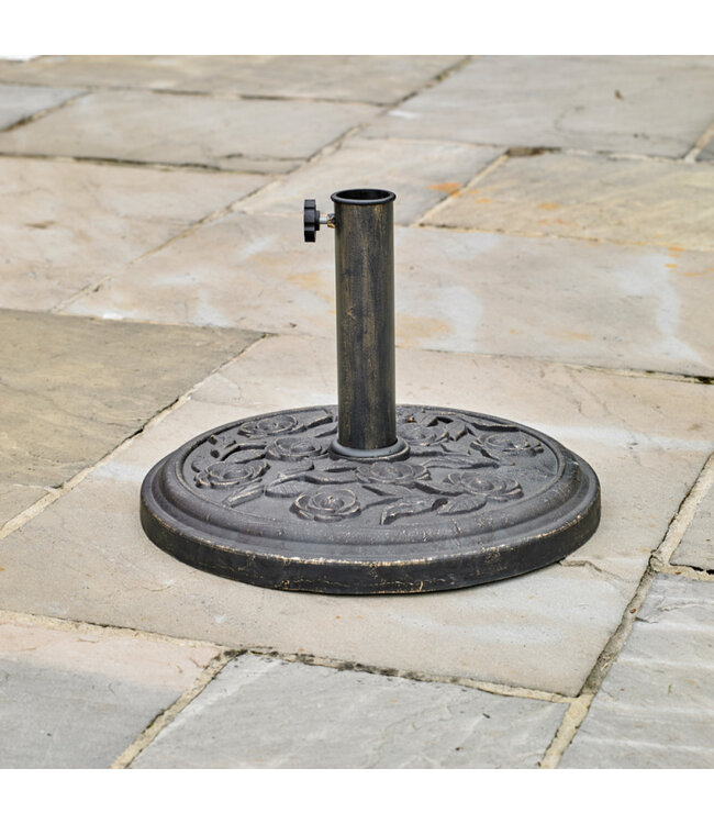 Kingfisher Garden 9kg Cast Iron Effect Parasol Base