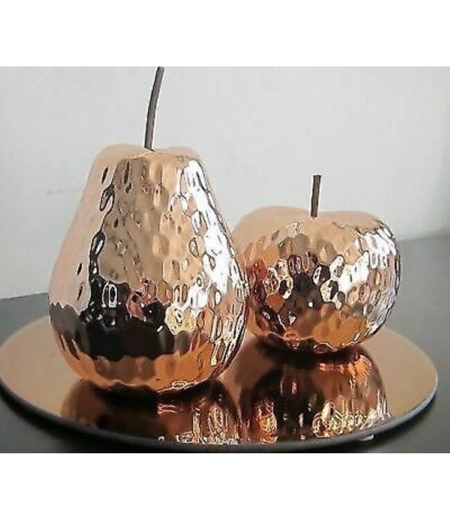 Copper Apple & Pear Set