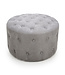 Shankar Verona Small Round Light Grey Pouffe