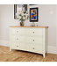 Kettle Home White Painted Wide Chest of Drawers