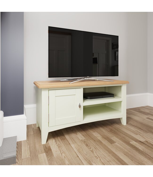 Painted TV Unit - White