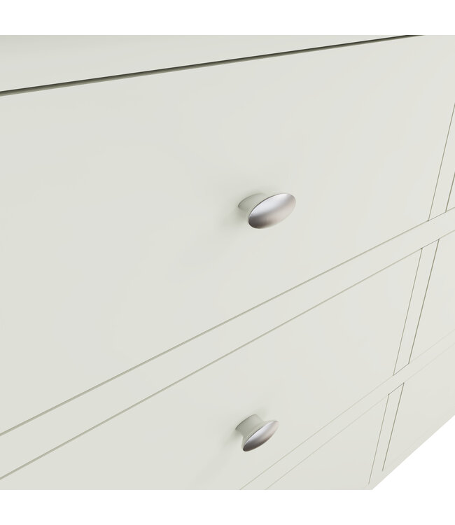 Kettle Home White Painted Wide Chest of Drawers