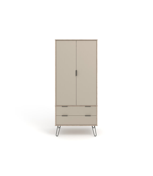 Core Products Augusta Driftwood 2 Door Wardrobe