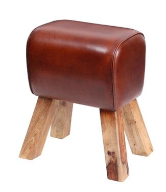 Leather Pommel Horse Stool - Small