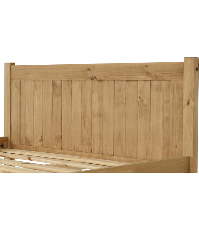 Seconique Maya Double Bed - Distressed Waxed Pine