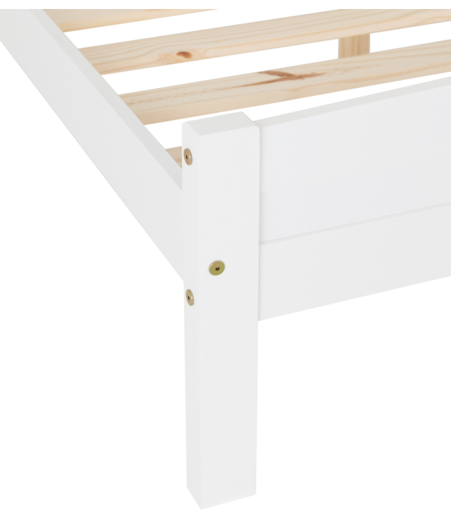 Seconique Amber Double Bed - White