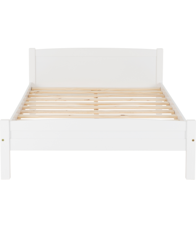 Seconique Amber Double Bed - White
