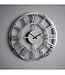 Pavia Large Wall Clock Polished Aluminium