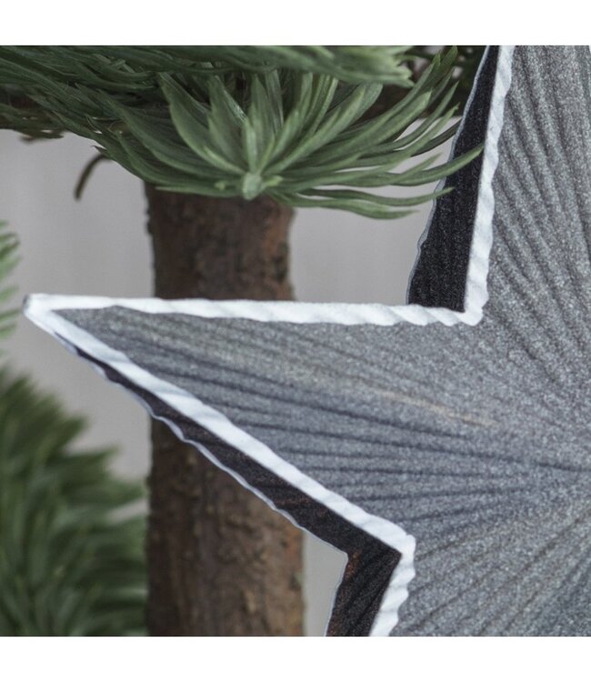 Turin Hanging Medium Star Grey/Silver