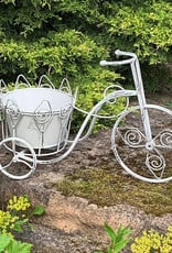 Metal Bicycle Planter
