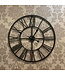 Minster Stylish Living Large Metal Clock - 50 & 60 cm