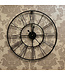 Minster Stylish Living Large Metal Clock - 50 & 60 cm