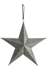 Gallery Turin Hanging Large Star Grey/Silver