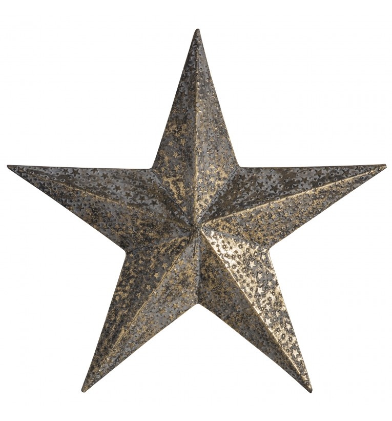 Gallery Alpha Large Star Antique Gold