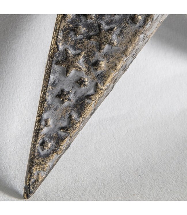 Alpha Large Star Antique Gold