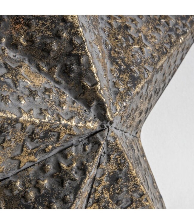 Alpha Large Star Antique Gold