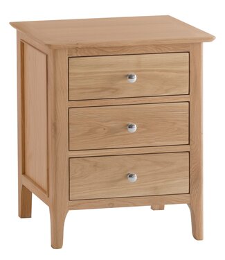 Large 3 Drawer Bedside