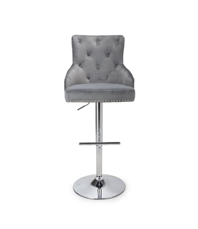 Rocco Brushed Velvet Bar Stool