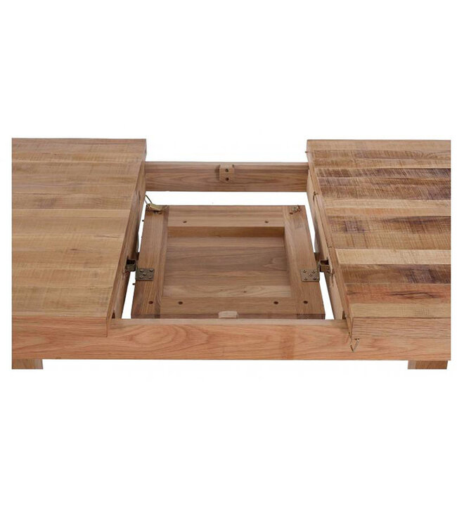 Besp-Oak Furniture Vancouver Sawn Oak Extending Dining Table