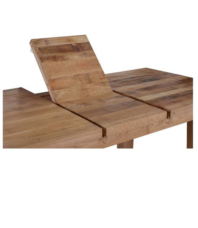 Besp-Oak Furniture Vancouver Sawn Oak Extending Dining Table