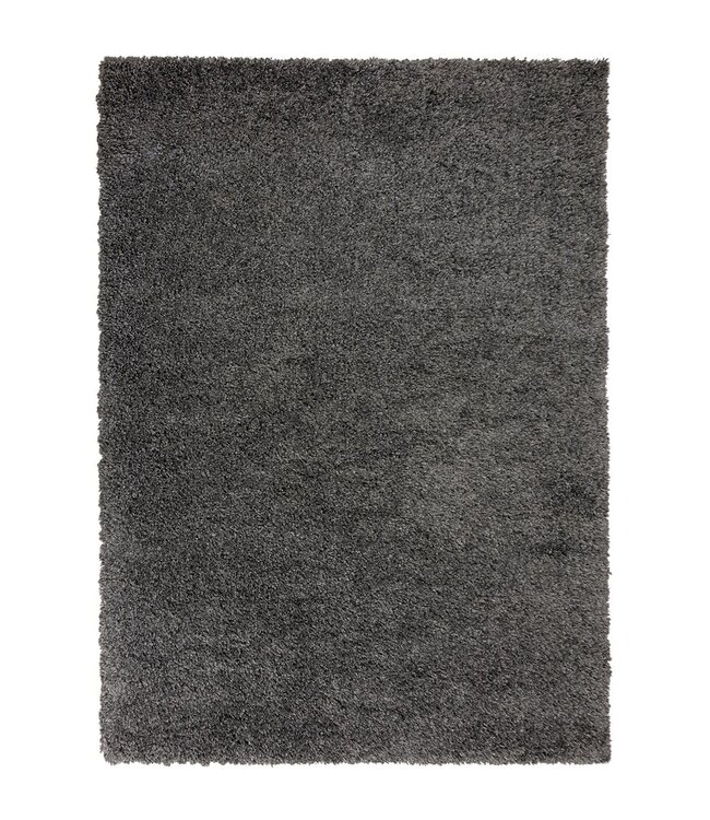 Brilliance Sparks Anthracite Plain Rug - 120 x 170 cm