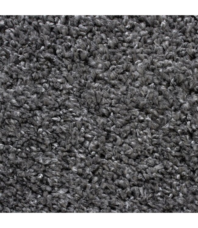 Brilliance Sparks Anthracite Plain Rug - 120 x 170 cm