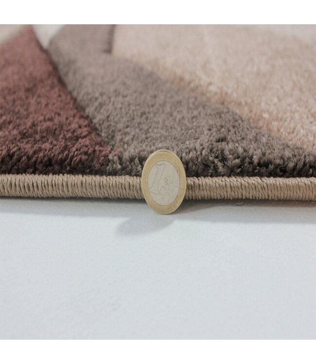 Shatter Beige Brown Rug - 160 x 230 cm