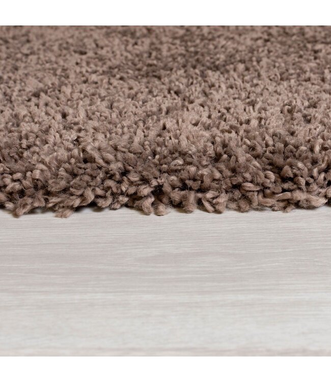 Brilliance Sparks Light Brown Plain Rug - 120 x 170 cm