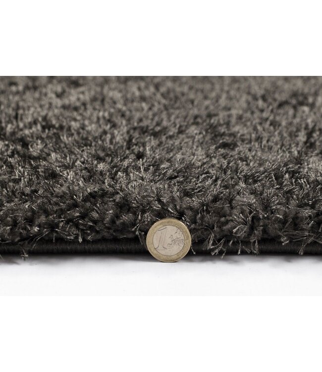 Velvet Charcoal Rug - 120 x 170 cm