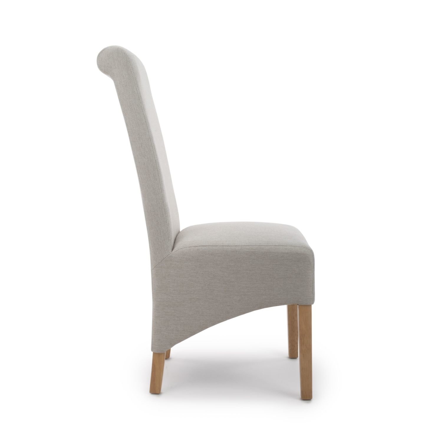 Shankar Krista Roll Back Herringbone Plain Cappuccino Chair