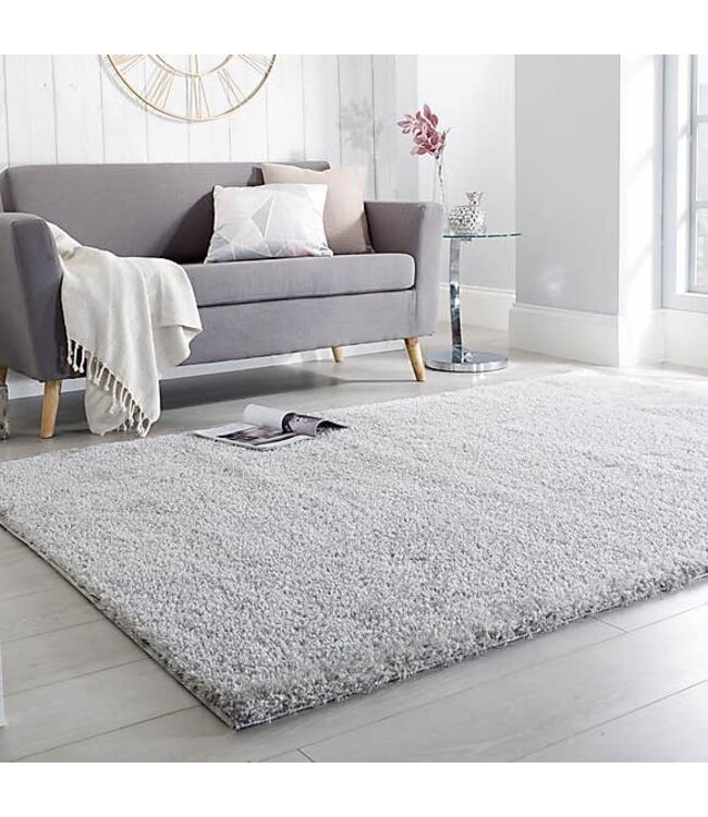 Velvet Silver Rug - 160 x 230 cm