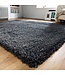 Athena Charcoal Plain Shaggy Rug - 120 x 170 cm