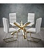 LPD Capri Round Dining Table With Gold Legs