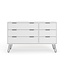 Core Products Augusta White 6 Drawer Chest