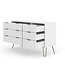 Core Products Augusta White 6 Drawer Chest